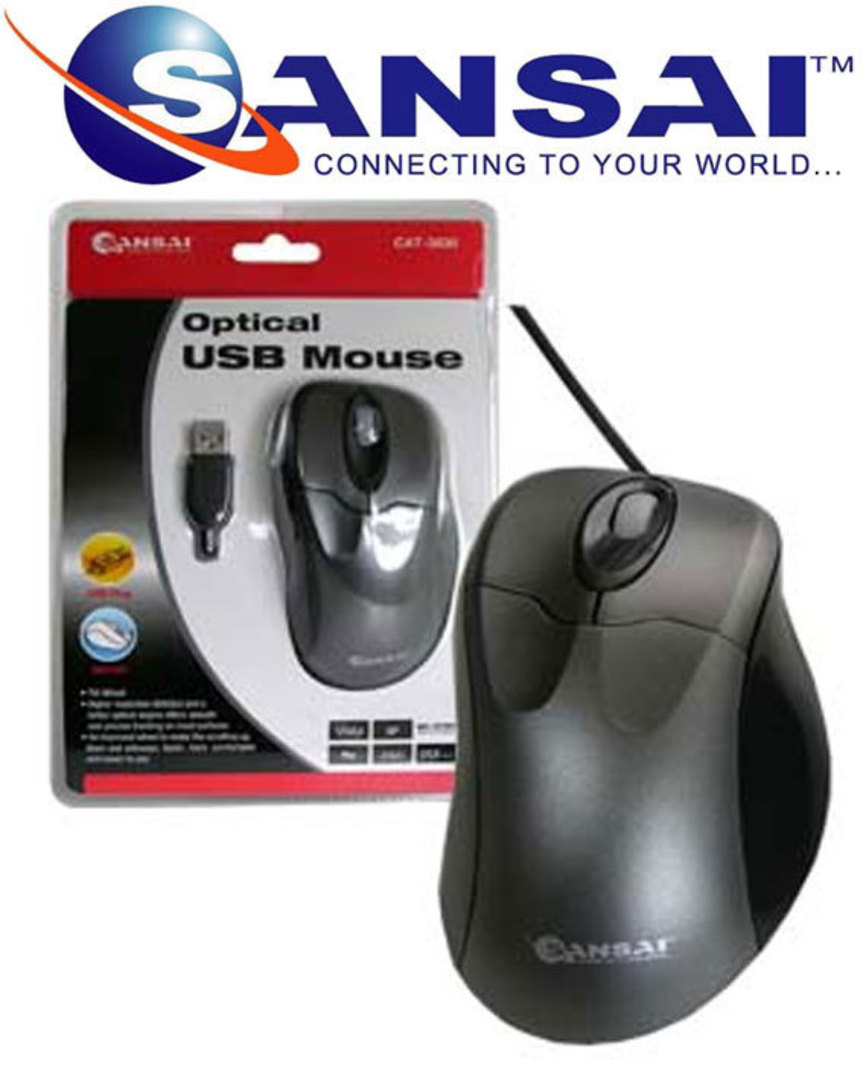 SANSAI Optical USB Mouse image 0